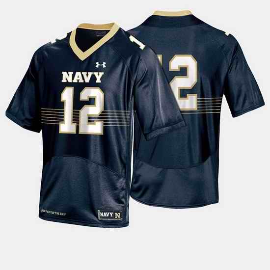 Men Navy Midshipmen College Football Navy Jersey